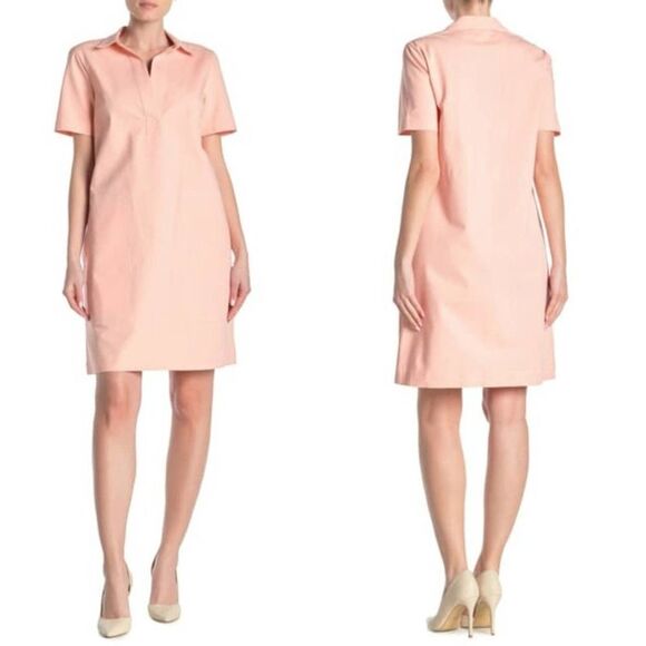 LAFAYETTE 148 NEW YORK Novella Spread Collar Dress
